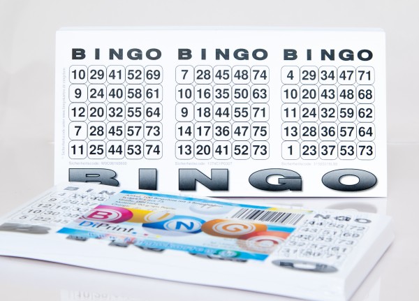 Bingolose mit 3 Bingofeldern 75er System