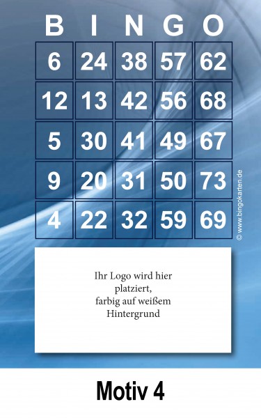 Bingokarten mit Ihrem Logo